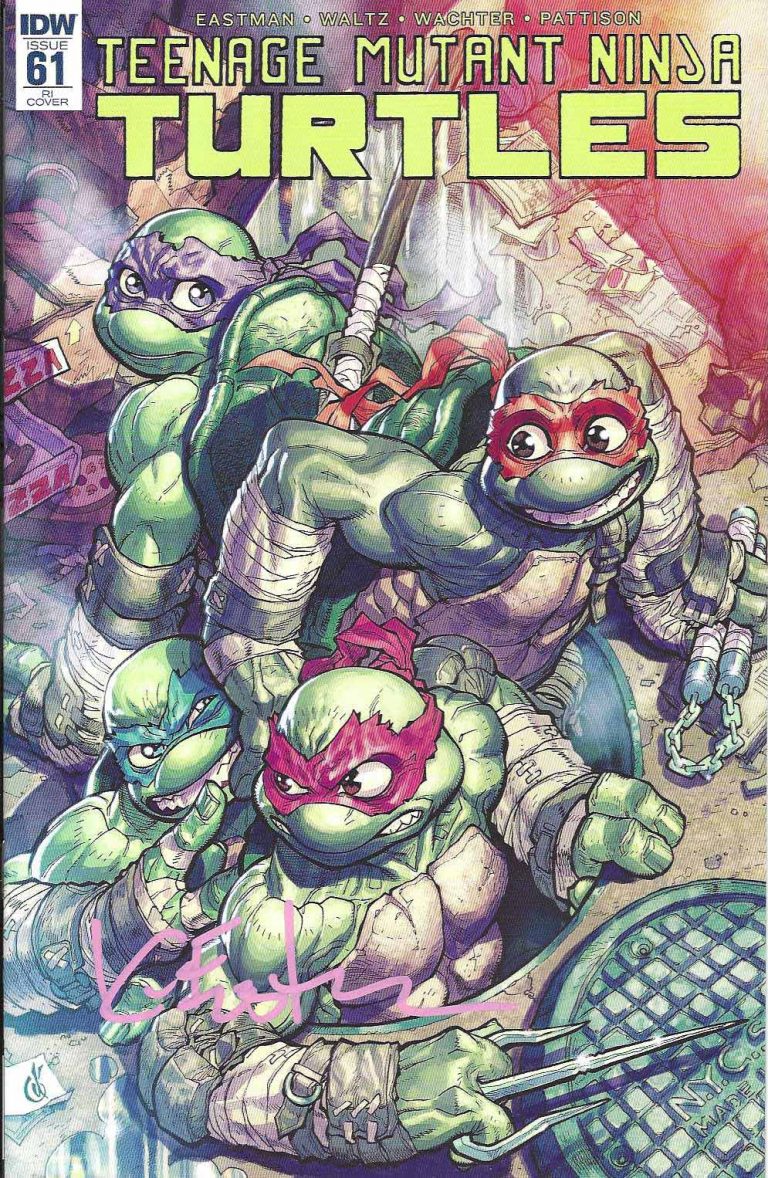 TMNT Urban Legends 24 Eastman Cover Signed Kevin Eastman Studios