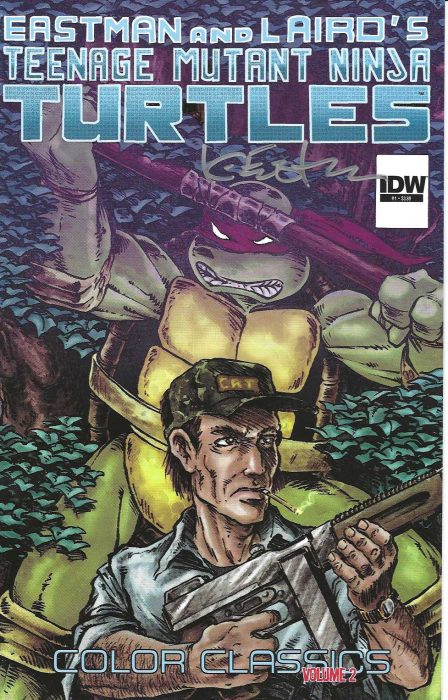 TMNT Color Classics Vol 2 1 SIGNED Kevin Eastman Studios