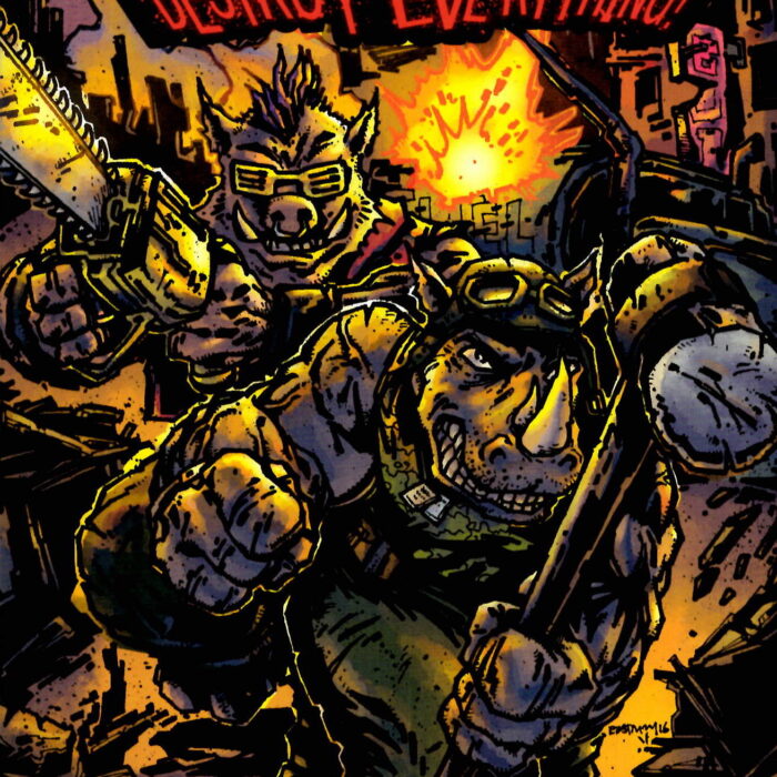 Bebop & Rocksteady Destroy Everything 1 RI Cover