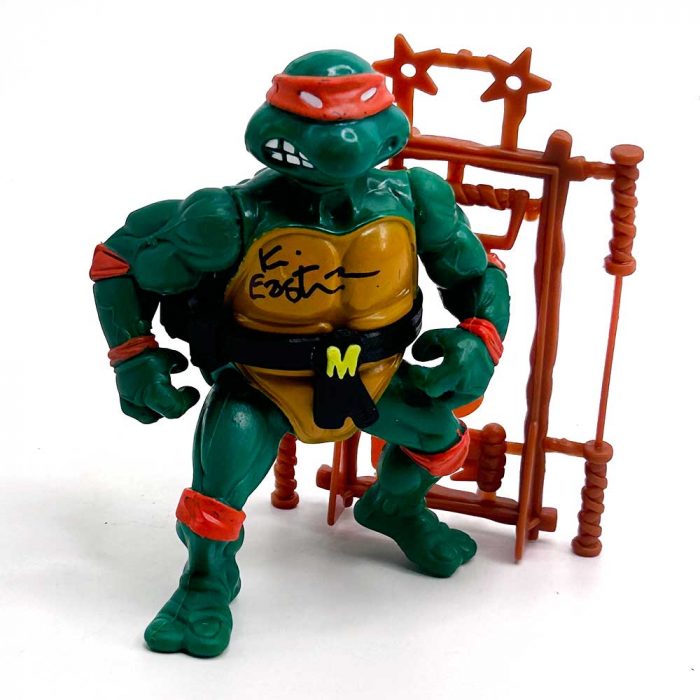 Michaelangelo – 1988 with weapons rack!