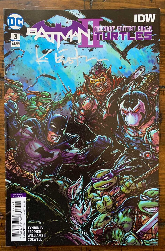 BATMAN TMNT II  #3 Eastman Cover – Signed