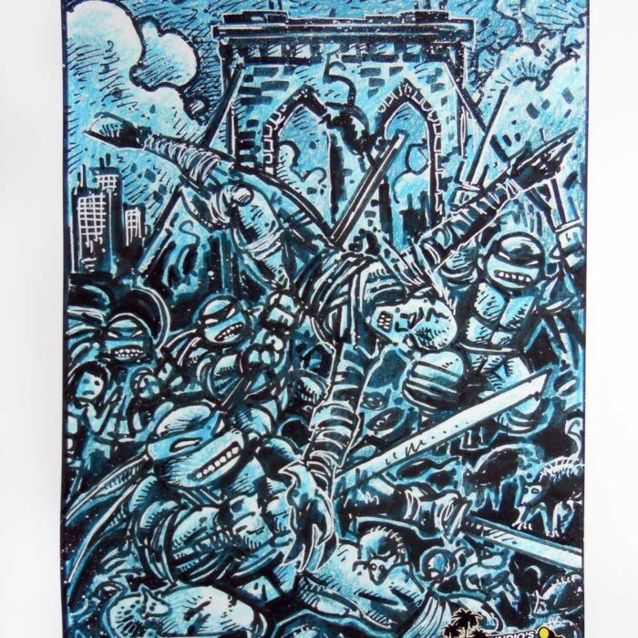 Fantasia Comic Con Print, signed w/remarque