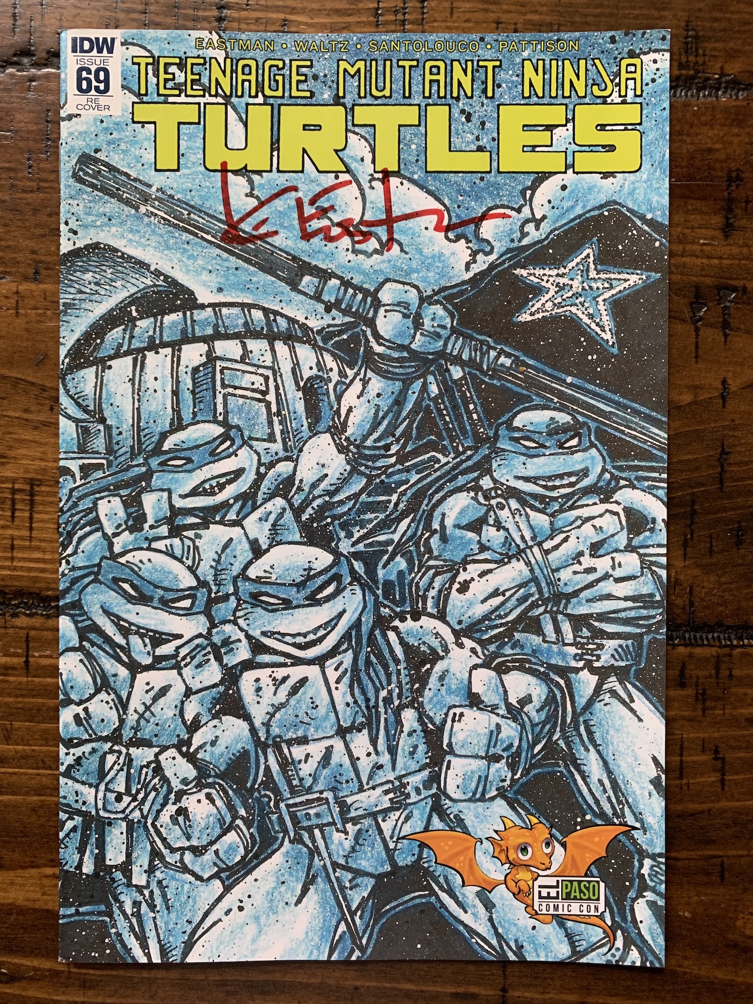 TMNT Issue 69 El Paso Variant – Signed Back In Stock