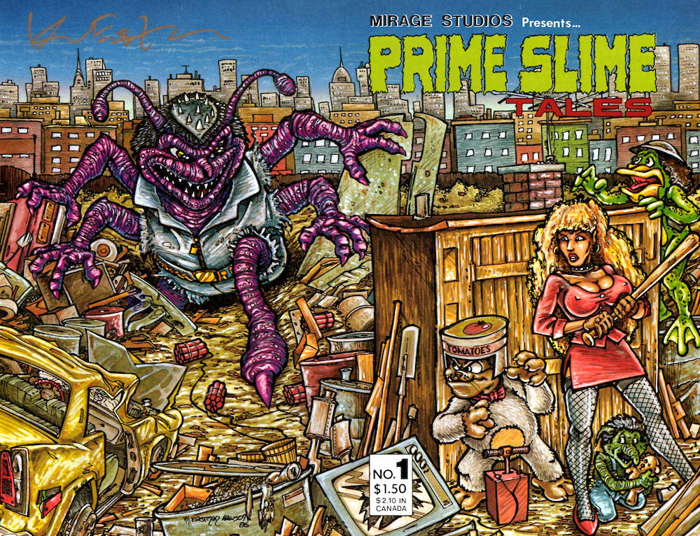 1986 Prime Slime Wraparound Signed by Kevin in metallic ink
