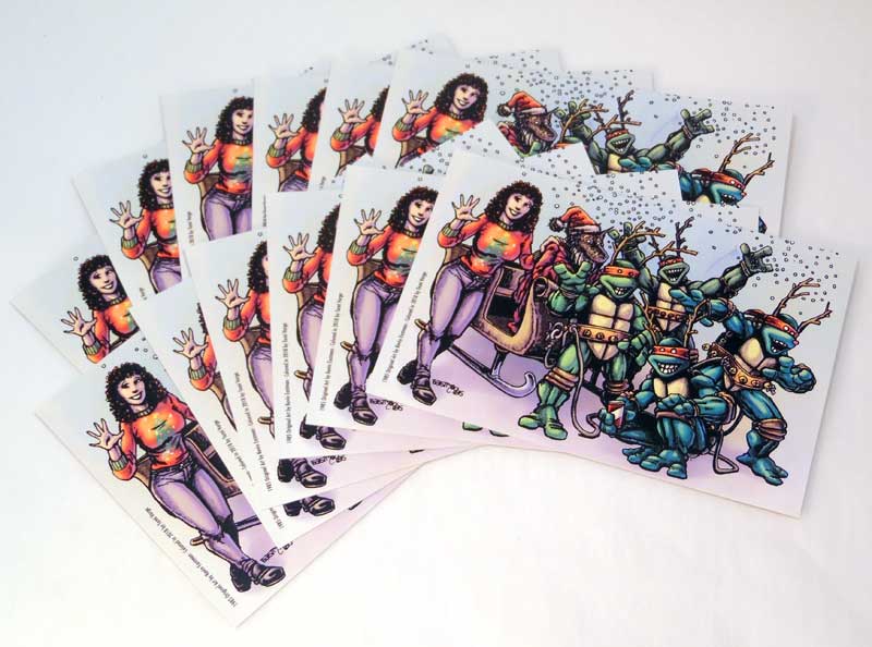 Read more about the article Classic 1985 TMNT Holiday Postcards