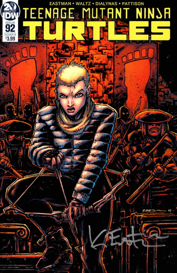 TMNT 92 Cover B Signed by Kevin – Back in Stock