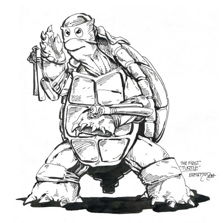 The First Turtle Kevin Eastman Studios