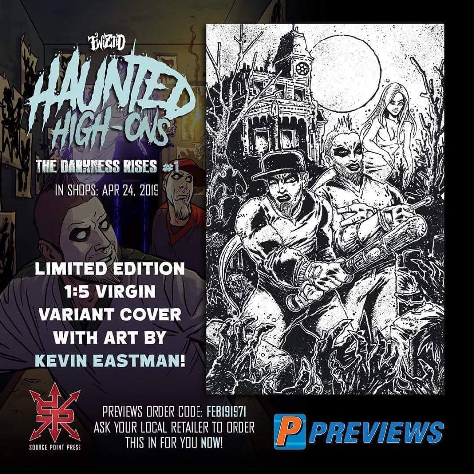 Twiztid Haunted High-Ons Darkness Rises #1, Eastman Variant