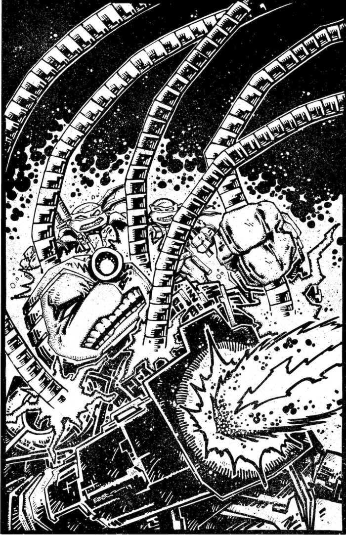 Urban Legends #11 Original Art Donny fights back