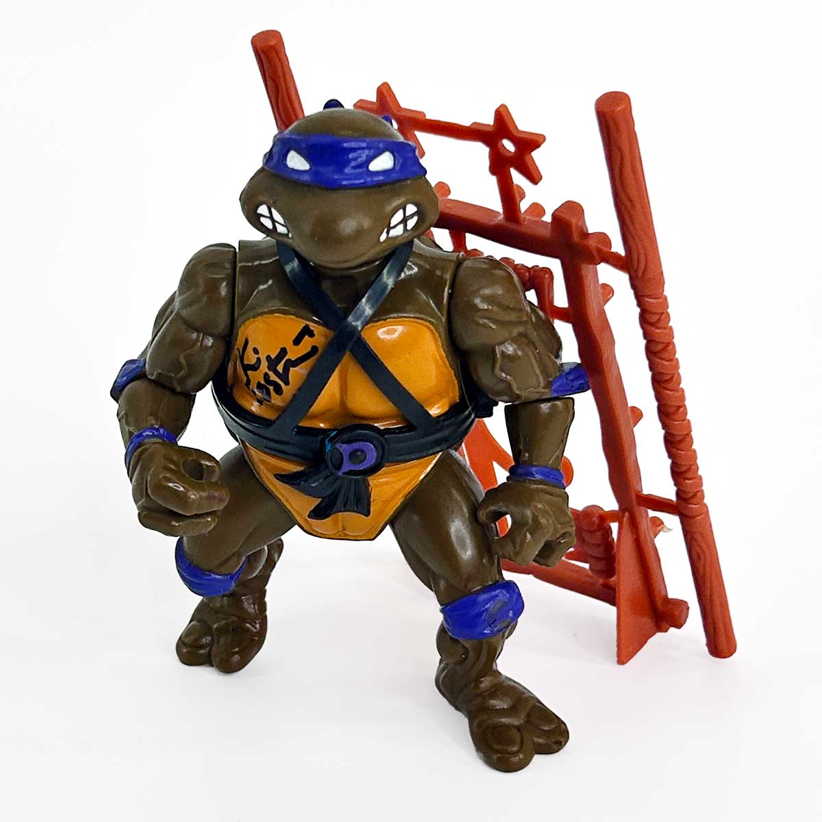 Donatello - 1988 with weapons rack!