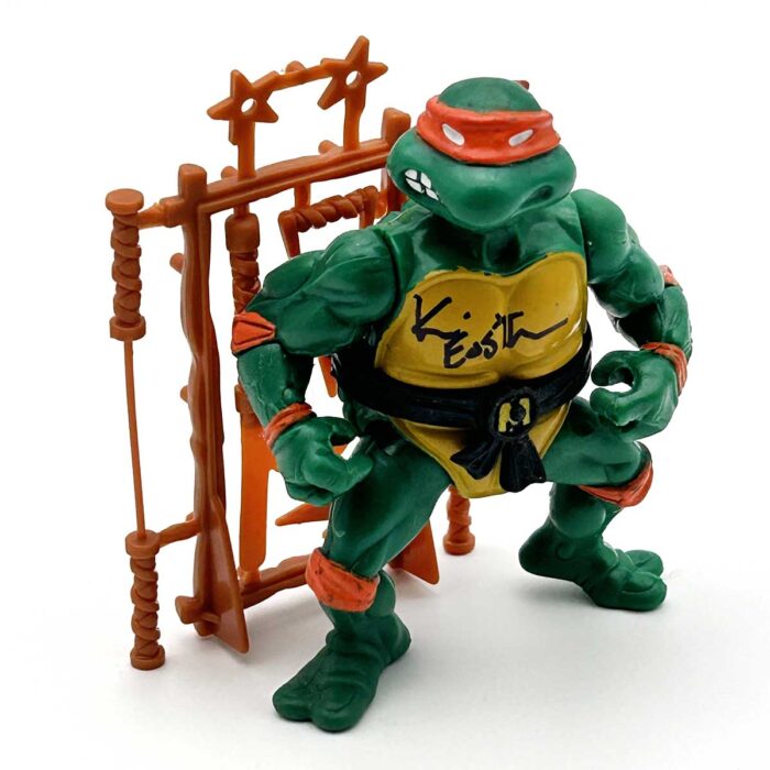 Michaelangelo – 1988 with weapons rack