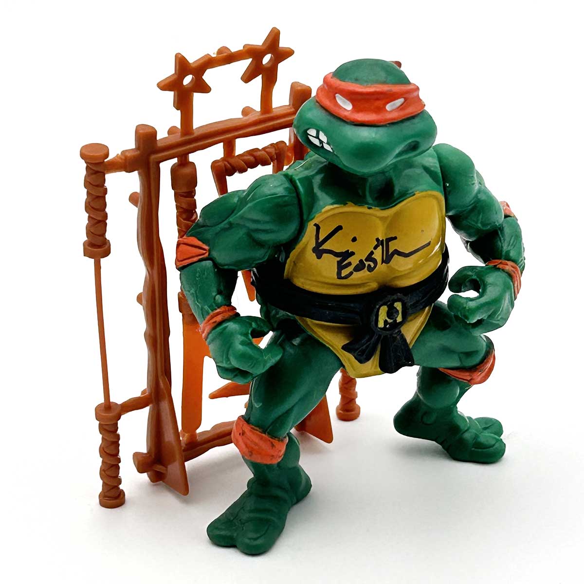 Michaelangelo - 1988 with weapons rack