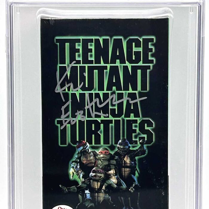 TMNT The Movie VHS 1990 CGC Pedigree Collection Grade 9.8 Signed