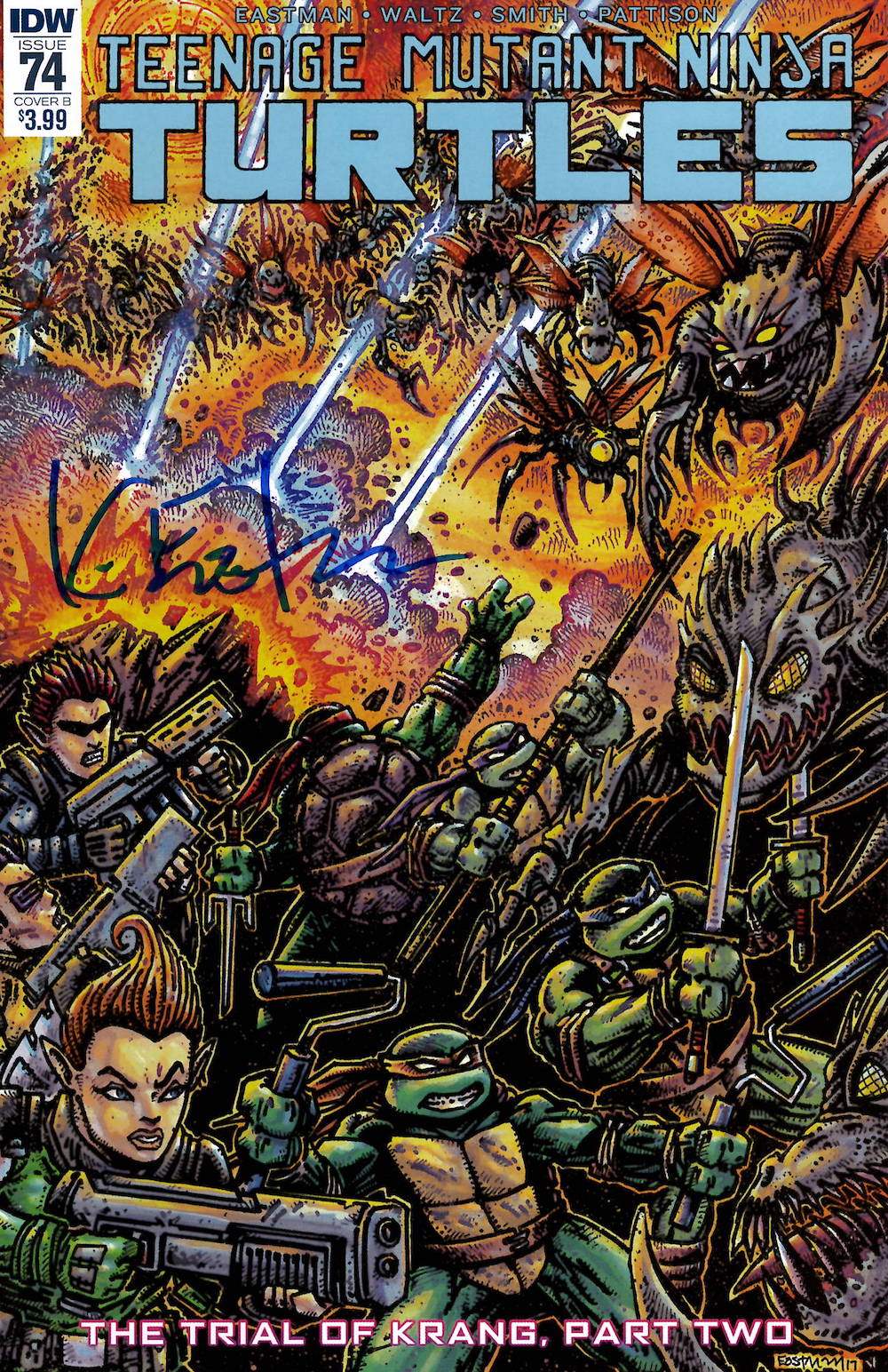 TMNT 74, Cover B – Signed