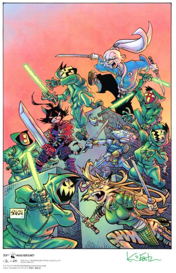 Usagi and the Ragdolls – Full Color Signed Print