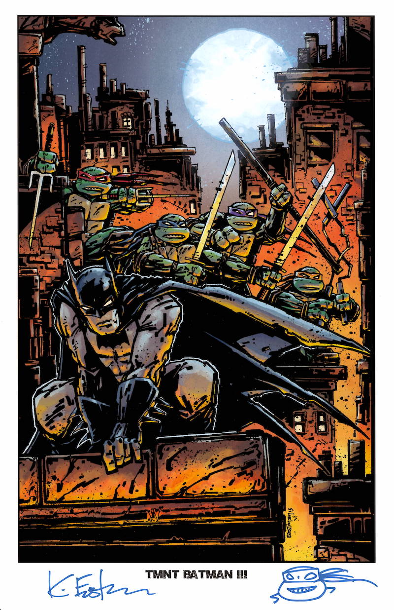 TMNT Batman III – Signed Print