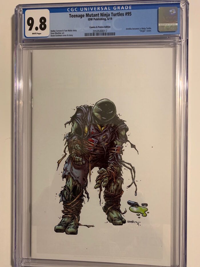 TMNT 95 Virgin Variant CGC Graded 9.8 directly from Kevin Eastman