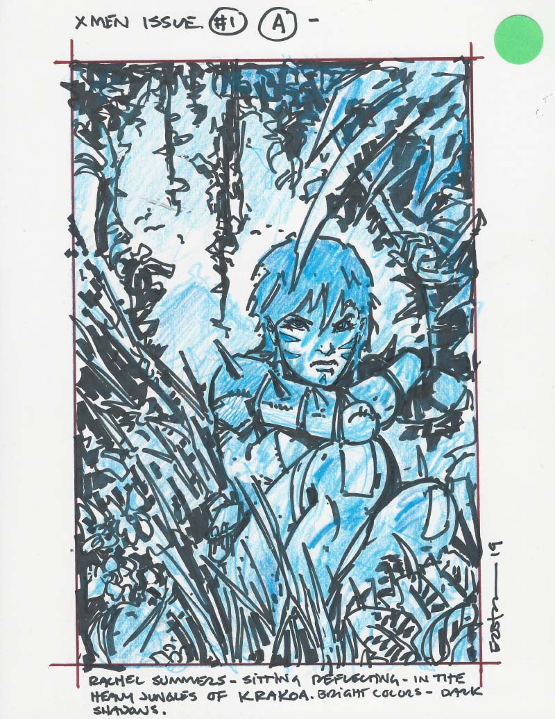 X-MEN Issue 1 – COVER ROUGH A