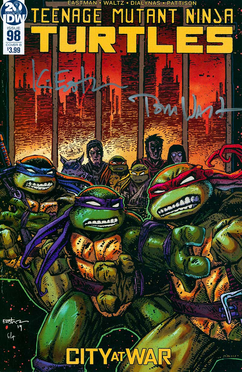 TMNT 98 Cover B – Signed by Waltz & Eastman