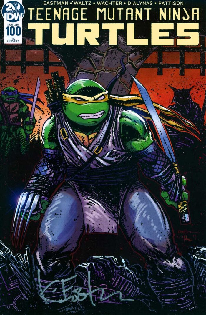 TMNT #100 Dynamic Forces Variant – Signed