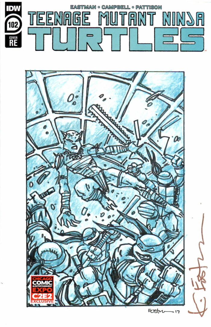 TMNT 102 – Comicbooks For Kids Variant SIGNED