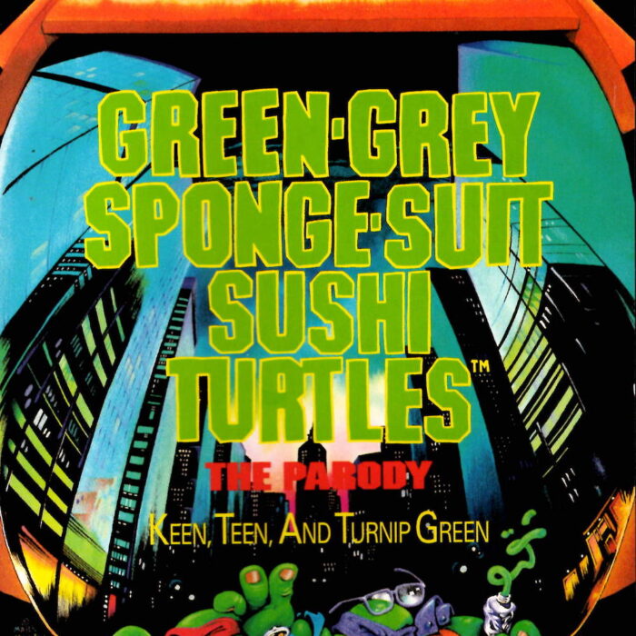 Green-Grey Sponge-Suit Sushi Turtles, Kevin Eastman Signed