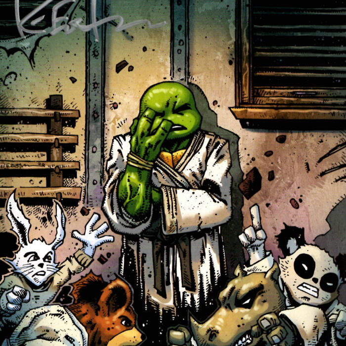 TMNT 106, Eastman Cover B Variant Signed