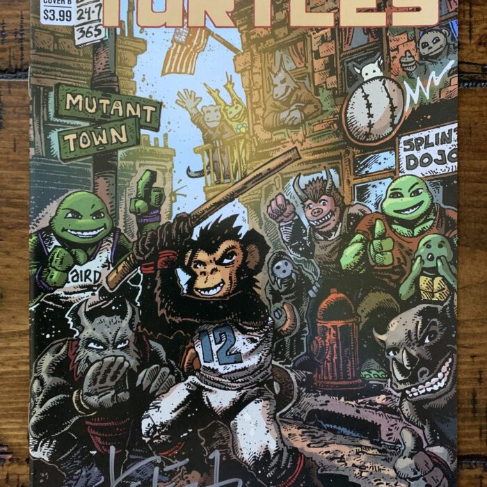 TMNT 109, Eastman Cover B Variant Signed – Back In Stock