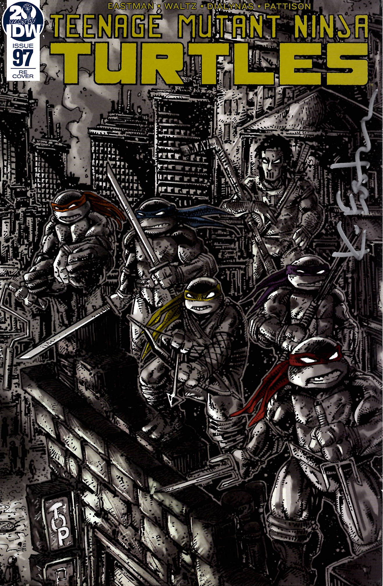 TMNT 97 Fan Club Variant Signed – Back in stock