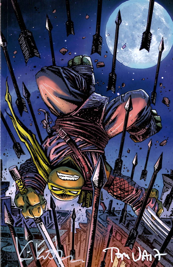 TMNT #100 Planet Awesome Collectibles Eastman Variant – Signed by Eastman AND Waltz