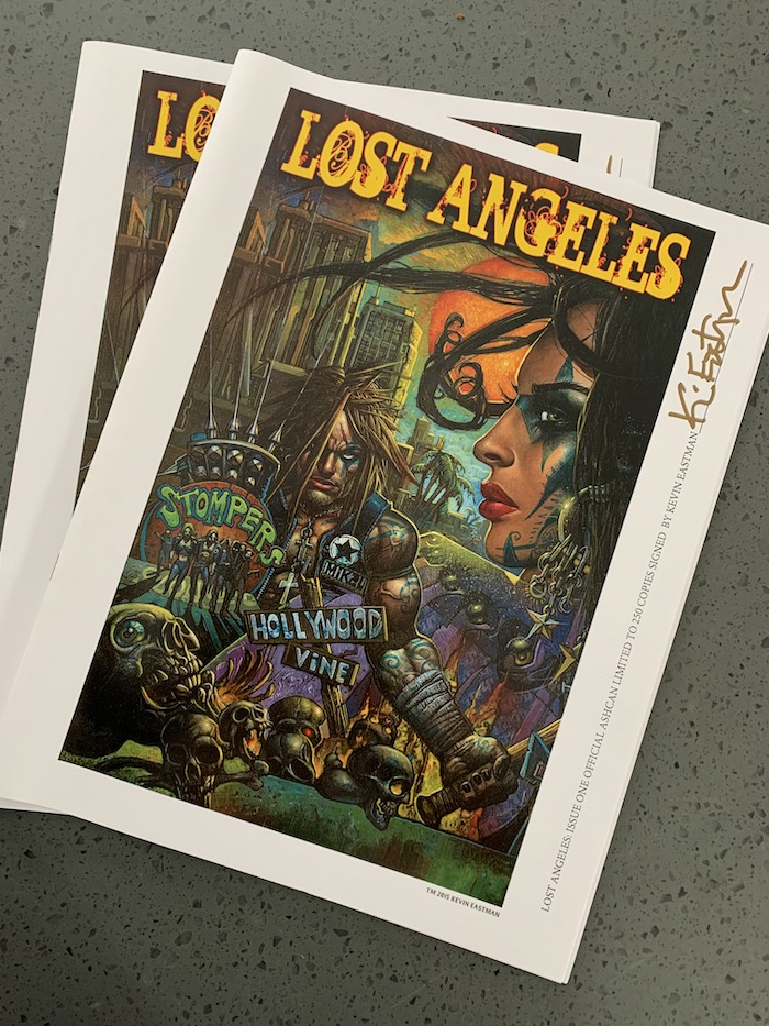 LOST ANGELES ®- LIMITED EDITION SIGNED PRODUCTION ASHCAN