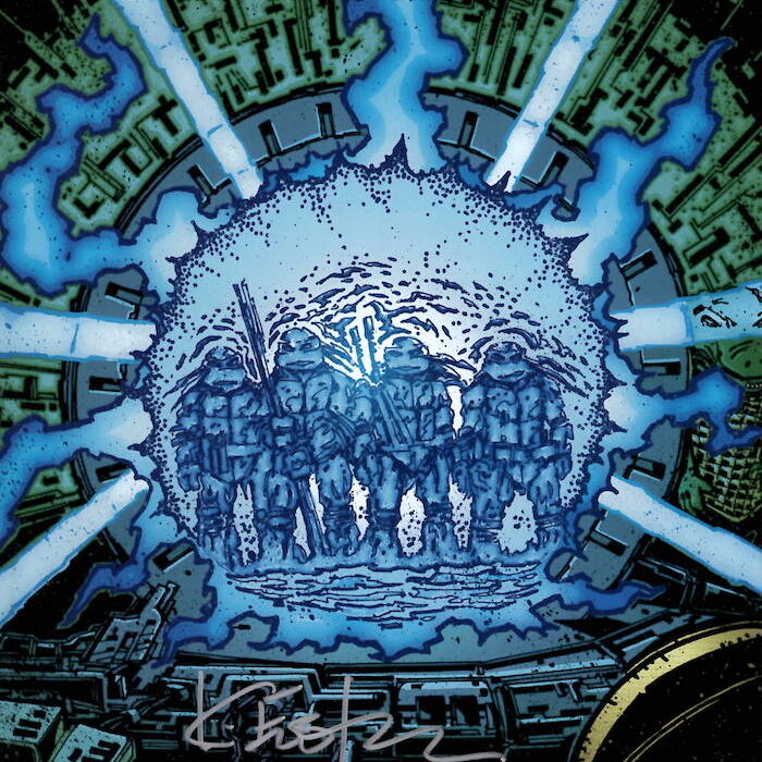 TMNT Issue 56 Subscription Cover Variant, Eastman Cover Signed