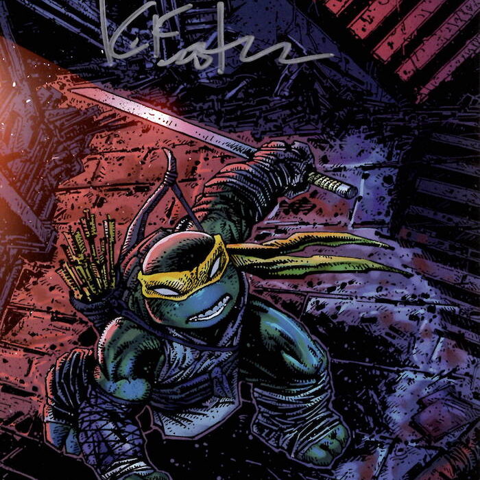 TMNT 97 Cover B, signed by Eastman