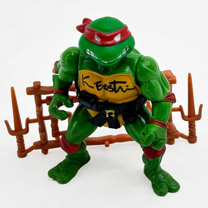 Raphael – 1988 (Soft Head) with weapons rack!