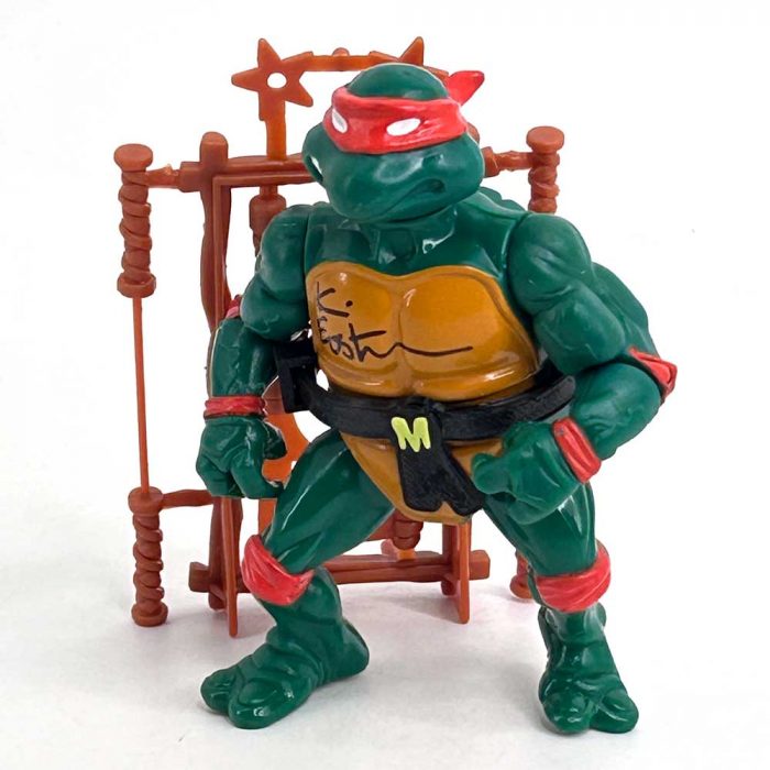 Michaelangelo – 1988 with weapons rack!