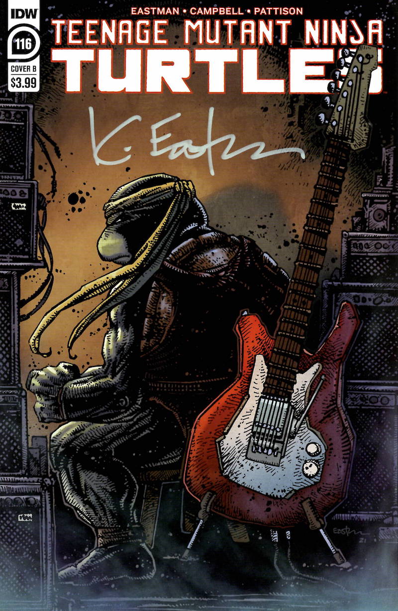 SIGNED – TMNT 116 Eastman Variant Cover