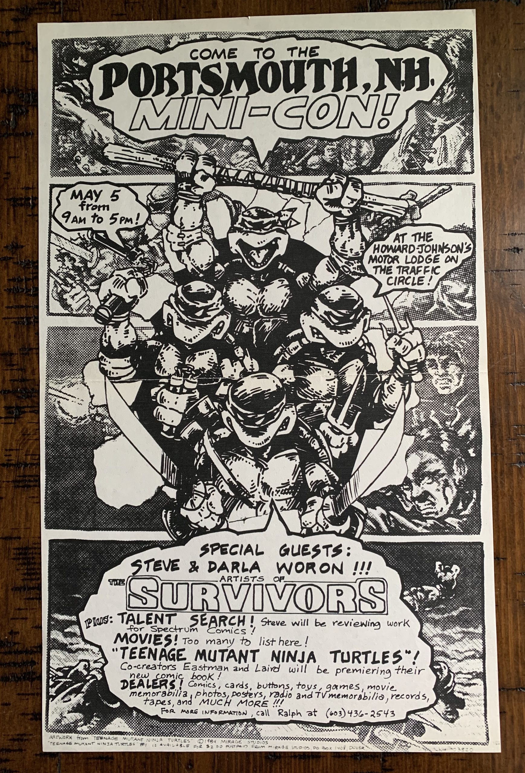 Radical TMNT Auctions hosted on the Eastman Studios website