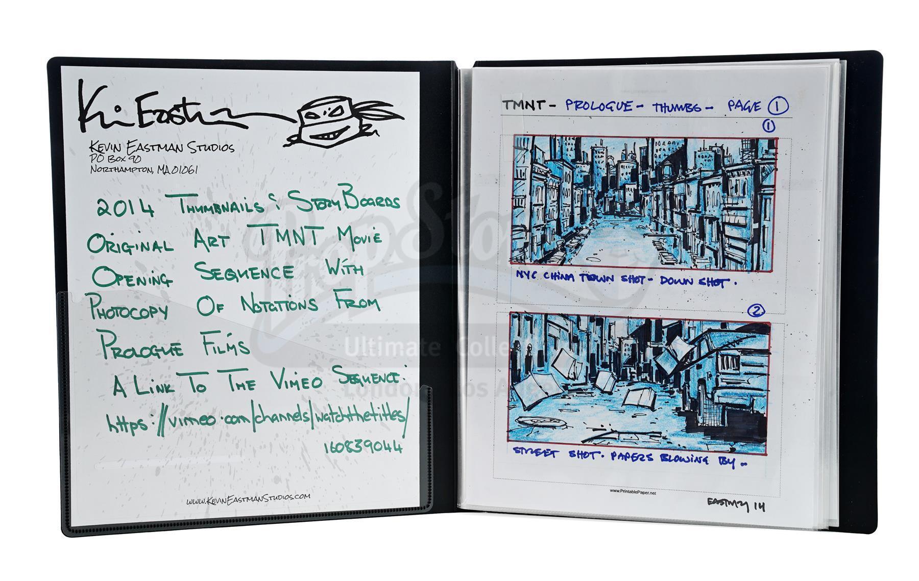 Upcoming Prop Store Auction includes My ORIGINAL ART Storyboards