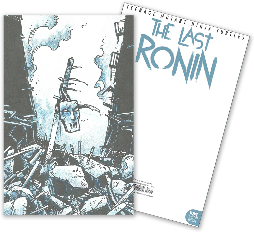 The Last Ronin issue 3, Eastman Studios Exclusive – a few copies are Back In Stock