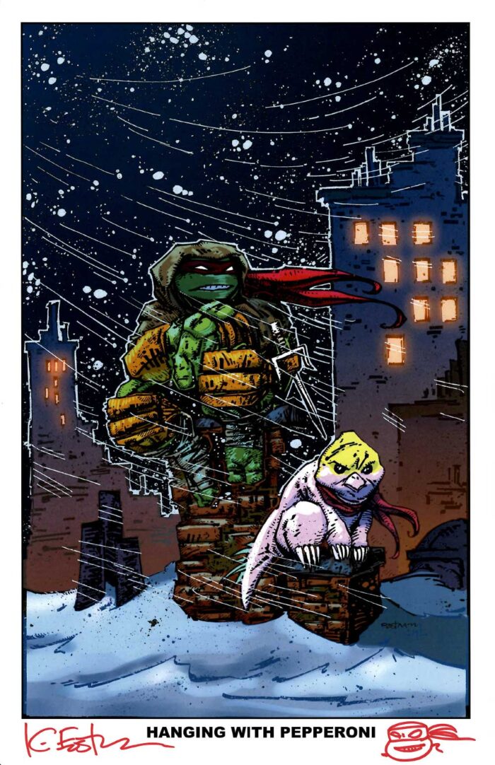 Hanging With Pepperoni – Signed Print