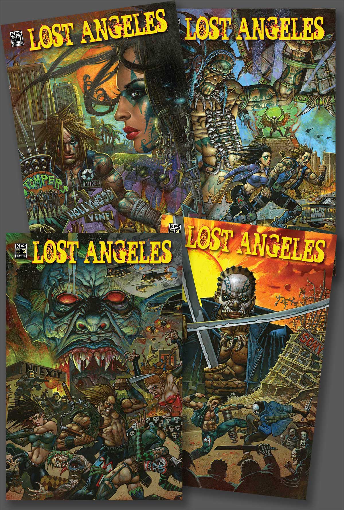 Lost Angeles 4 Book Set