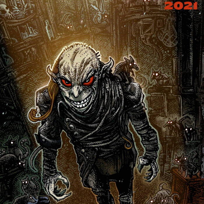 TMNT 2021 Annual Signed by Eastman and Waltz