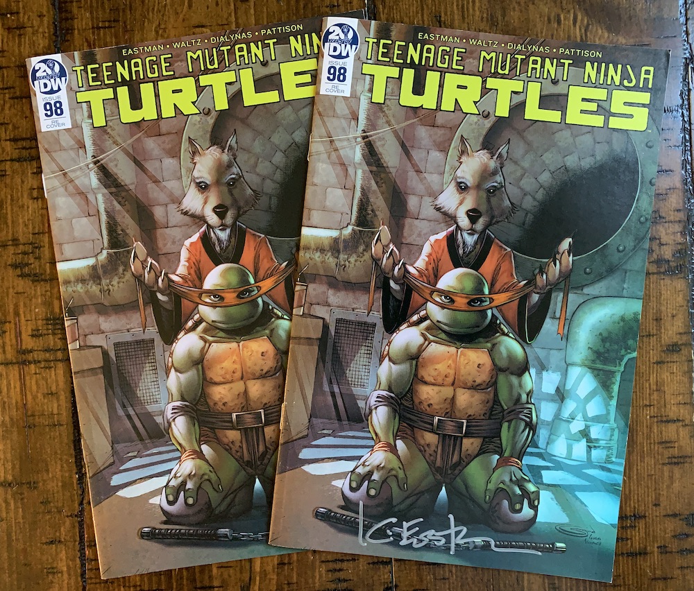 TMNT #98 Two Book Special – Planet Awesome , Signed by Eastman