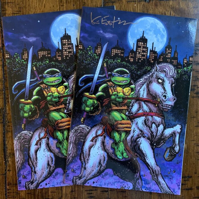 TMNT #99 Two Book Special – Planet Awesome Eastman Variant – Signed