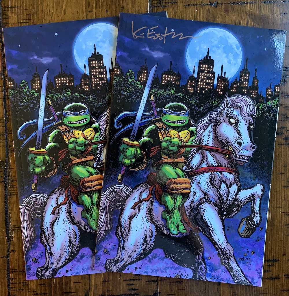 TMNT #99 Two Book Special – Planet Awesome Eastman Variant – Signed