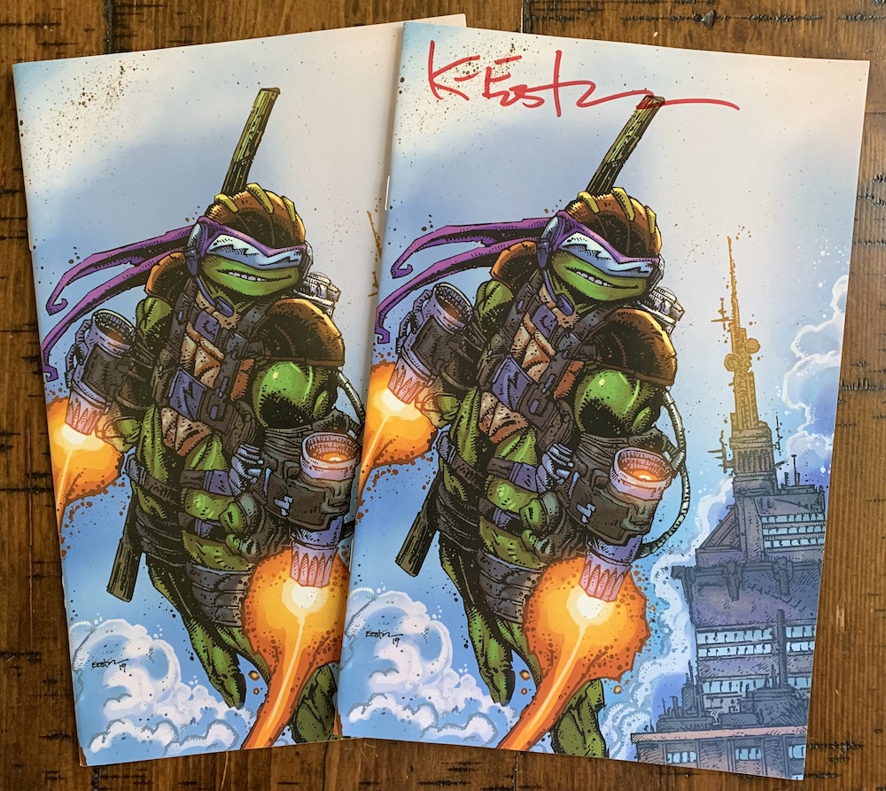TMNT #98 Two Book Special – Planet Awesome Eastman Variant – Signed