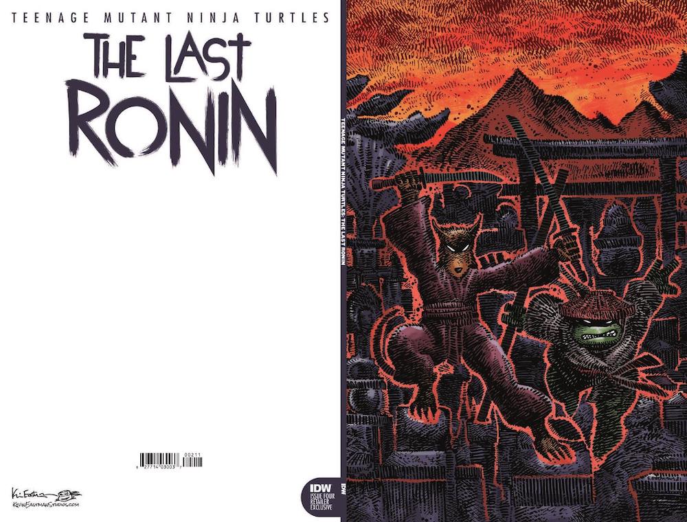 The Last Ronin issue 4, Kevin Eastman Studios Exclusive Variant – a few are available now – back in stock!