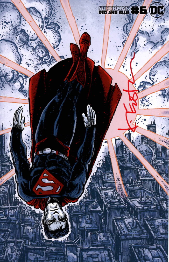 Superman Red & Blue #6 Cover C Variant Kevin Eastman Cover