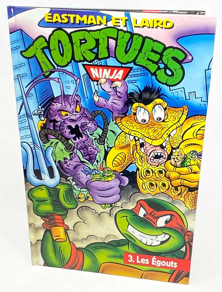 Tortues Ninja Book 3 Hardcover – Signed with headsketch remarque