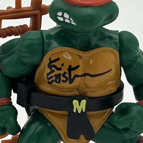 Michaelangelo – 1988 with weapons rack